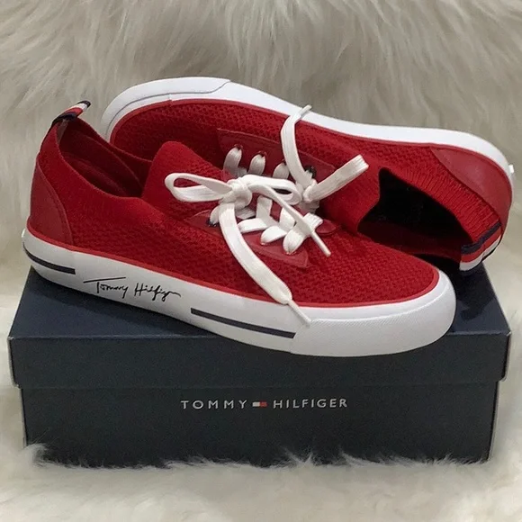 Tommy jeans knit hot sale sneaker